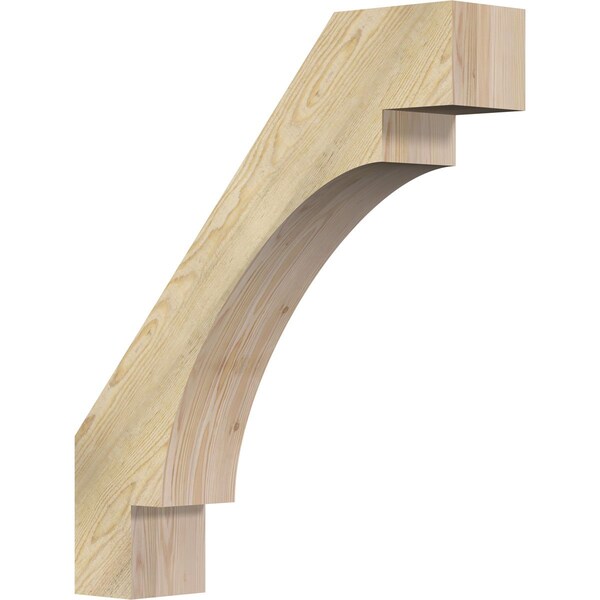 Ekena Millwork 6"W x 28"D x 32"H Merced Rough Sawn Knee Brace, Douglas Fir BRC06X28X32MRC00RDF - main